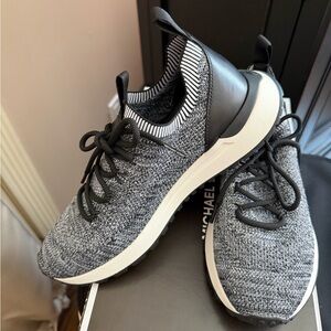 Michael Kors Men's Black and Gray Sneakers